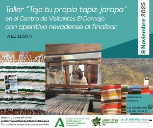 Artesano por 1 día, curso que se va a realizar el dia 9 de Noviembre en El Dornajo Granada